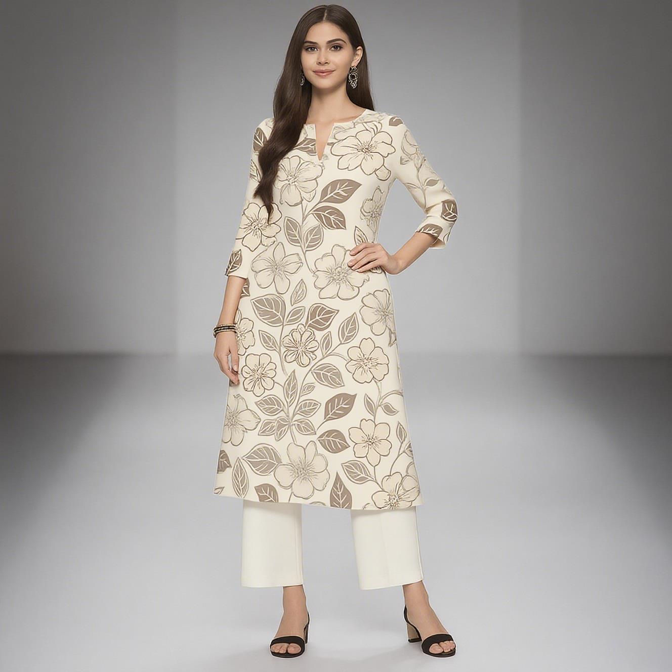 Ethnic Fashion Kurtis - Kurt feminino muçulmano casual moda vestido