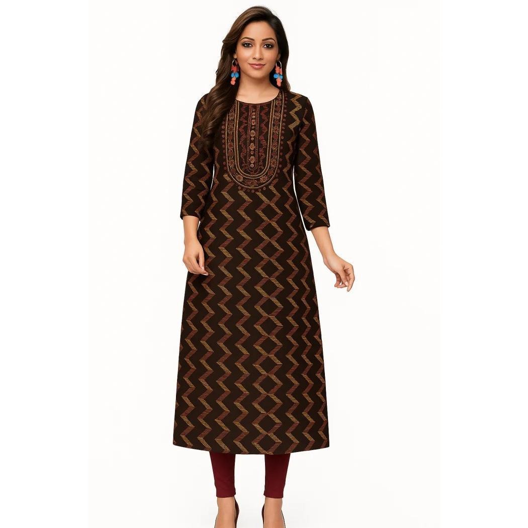 Ethnic Fashion Kurtis - Muçulmano kurt moda feminina vestido confortável