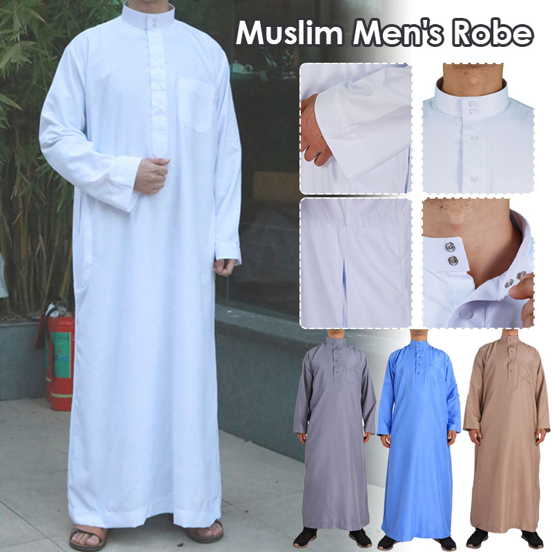 Ethnic Gown - Homens muçulmanos islâmicos vestes roupas, retrô
