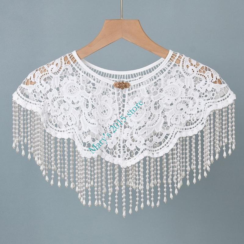 Ethnic Fashion Designers - Estilo chinês tradicional bordado ombro envoltório