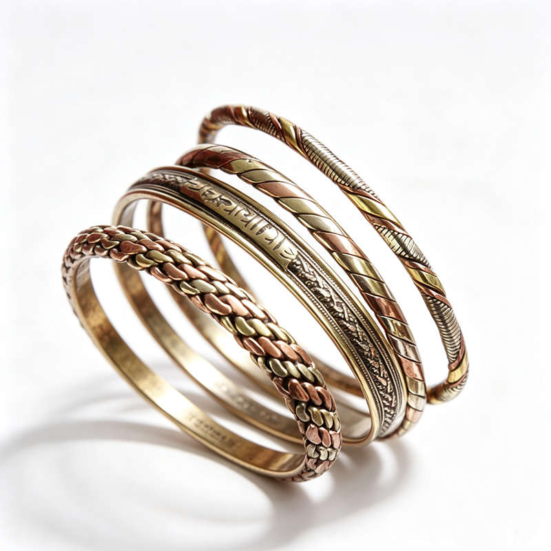 Ethnic Fashion Com - Joias Indianas Pulseiras Finas Abertas Envolvidas