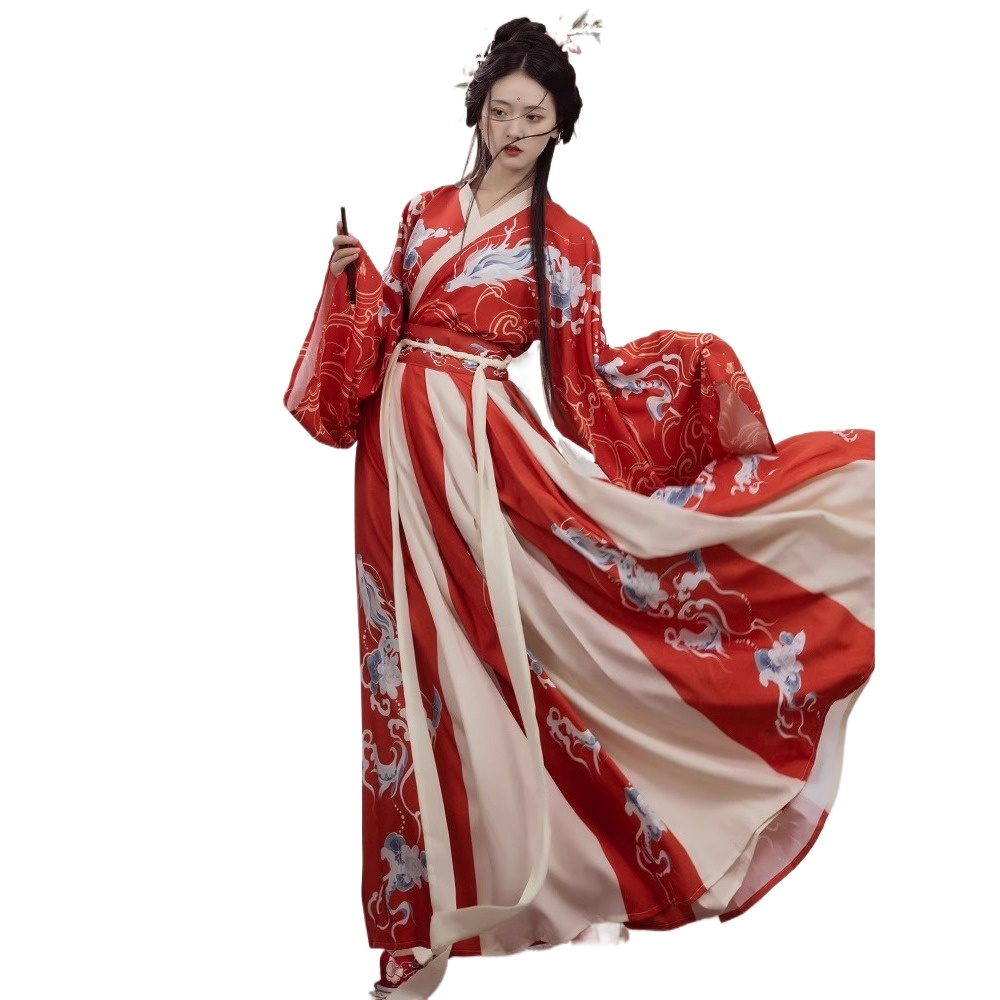 Ethnic Fashion Show - Roupas tradicionais chinesas hanfu mulheres vestido