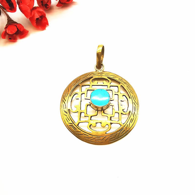 Ethnic Fashion Com - Joias Tibetanas Mandala Amuleto da Cidade