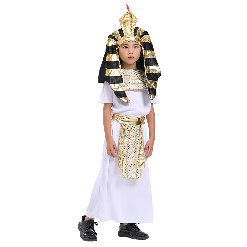Ethnic Gown - Fantasia Infantil de Faraó Egípcio, Traje