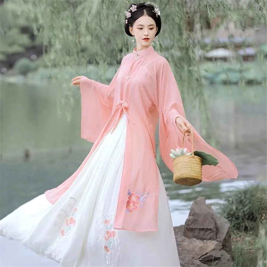 Ethnic Fashion Show - Vestido de Princesa Hanfu Tradicional Chinês