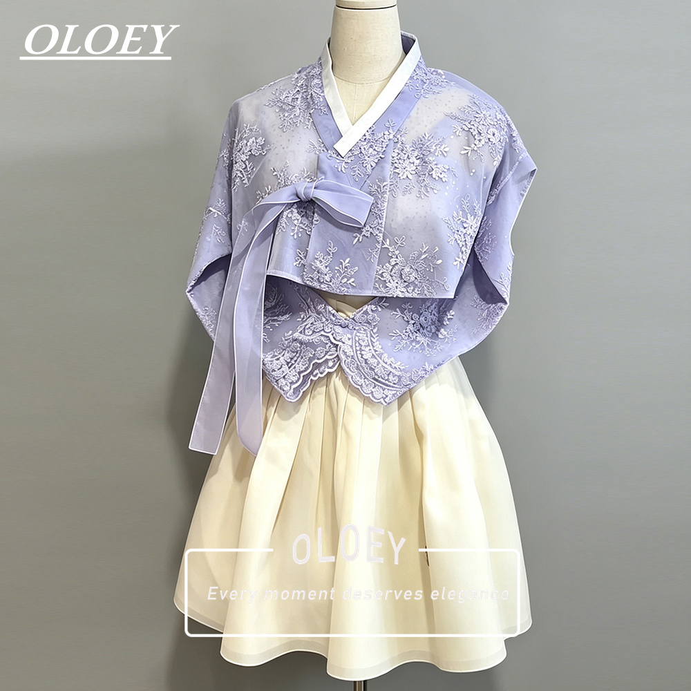 Hanbok Modern Set - OLOEY Elegante Conjunto de Hanbok de
