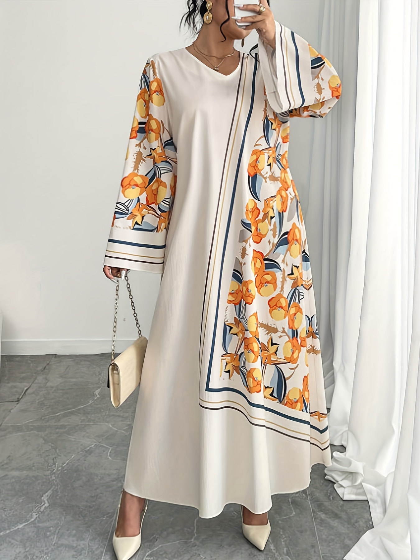 Ethnic Gown - Vestido Robe Feminino Plus Size da