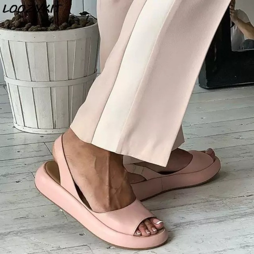 Ethnic Modern Fashion - Sandália Rasteira Feminina Nuvem, Chinelo de