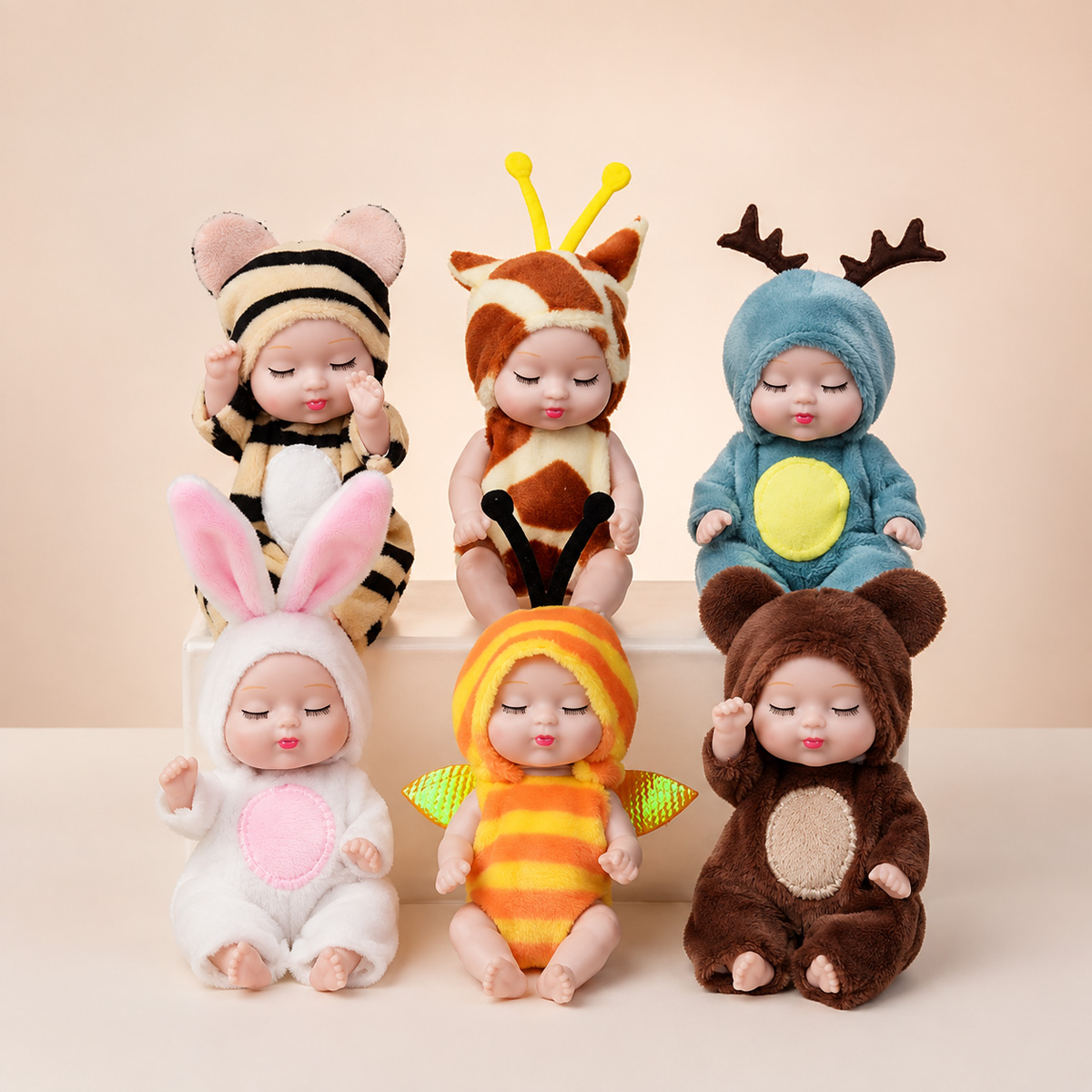 Ethnic Fashion Designers - 1/6PCS Bonecas de Bebê com Fantasia