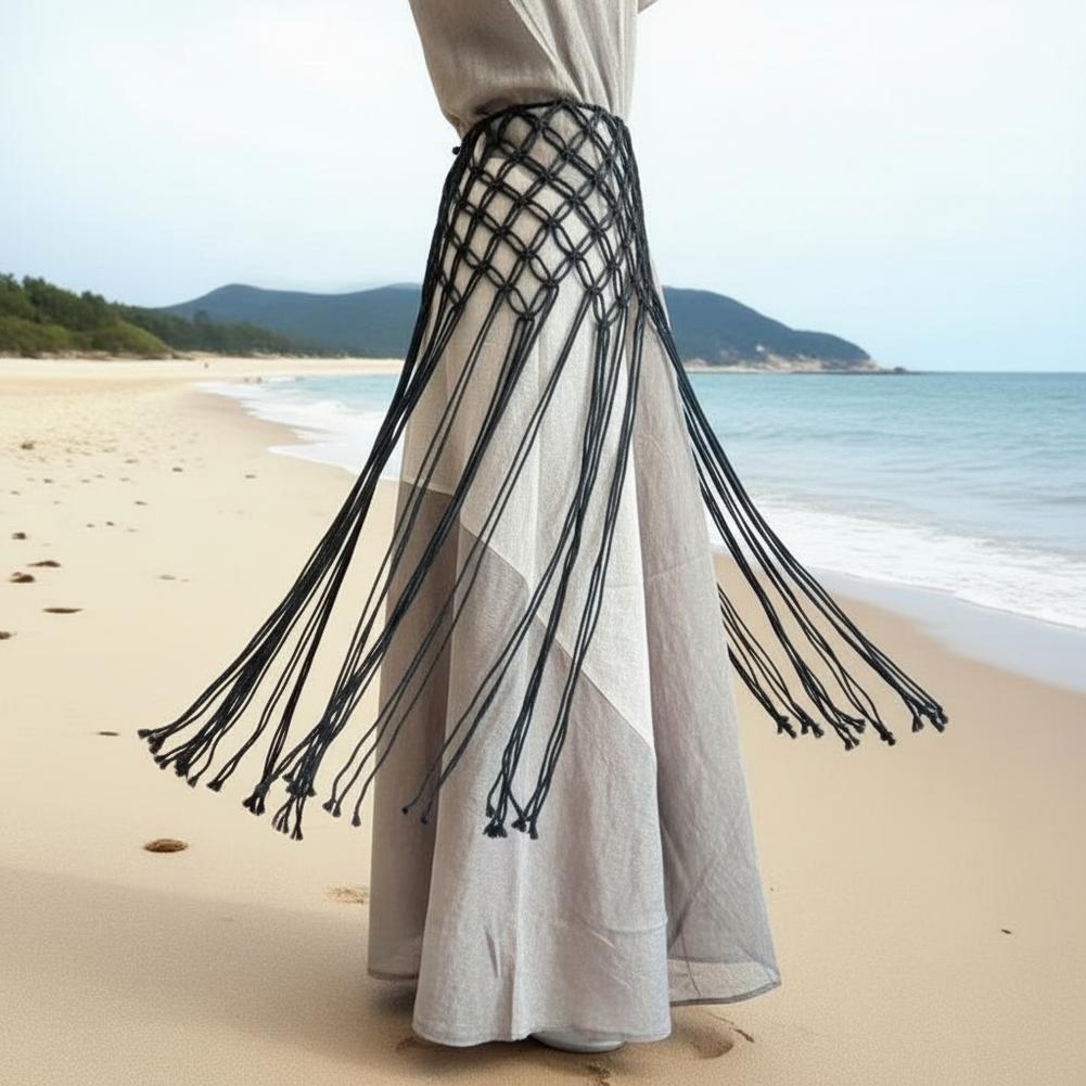 Ethnic Fashion Designers - Faixa de Cintura Boêmia de Alta