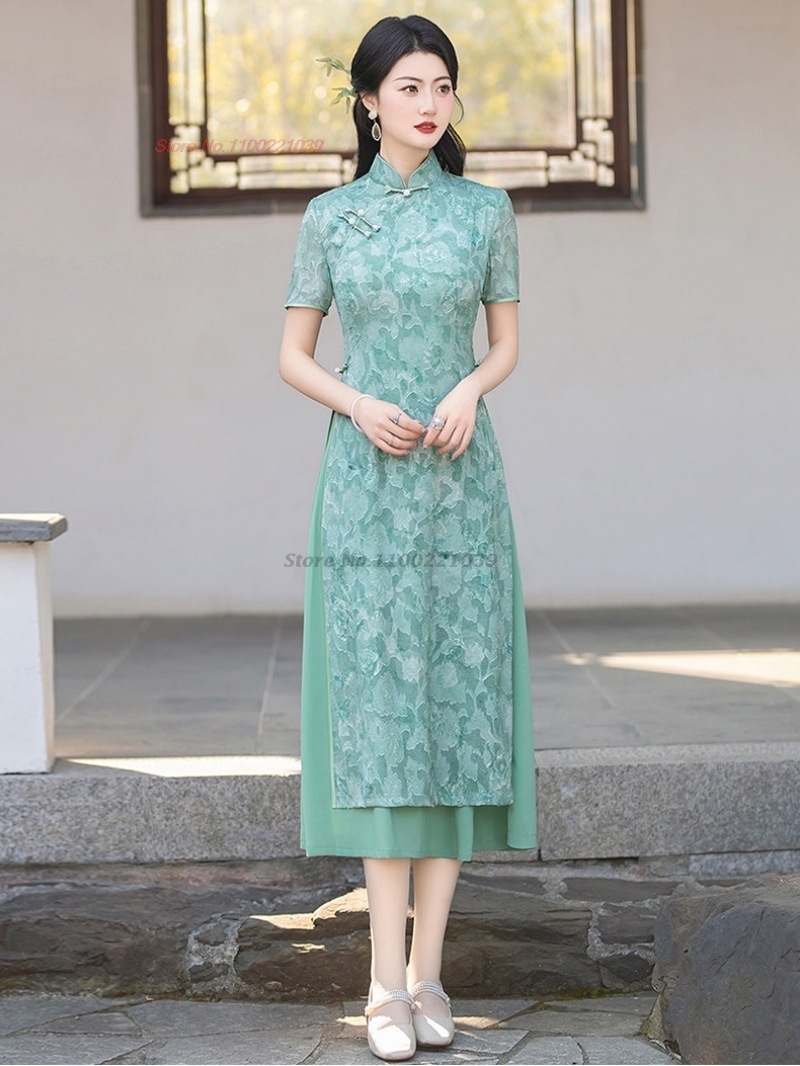 Ao Dai Vietnam Dress - ﻿ Vestido Tradicional Vietnamita Aodai 2026,