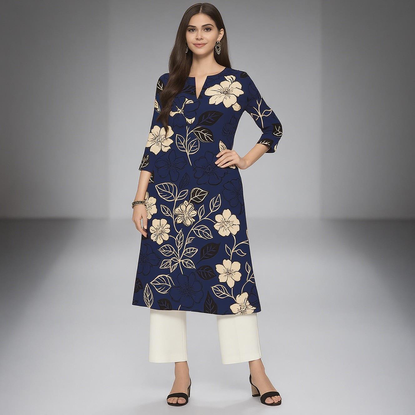Kurt feminino muçulmano casual - Ethnic Fashion Kurtis avaliação e preço