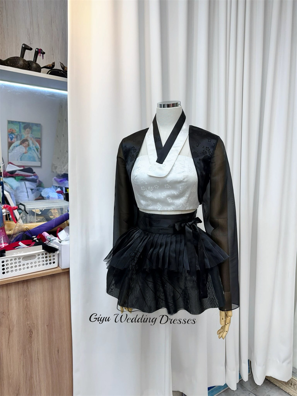 Giyu Hanbok Coreano Moderno, C - Hanbok Modern Set avaliação e preço