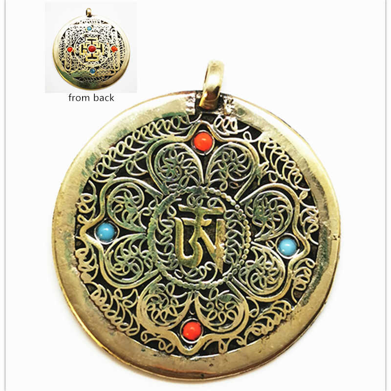 Amuleto de Mantras Tibetanos O - Ethnic Fashion Com avaliação e preço
