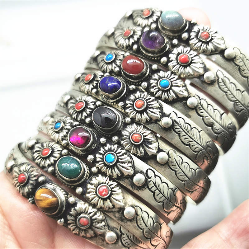 Bangle aberto do punho do vint - Ethnic Fashion Com avaliação e preço