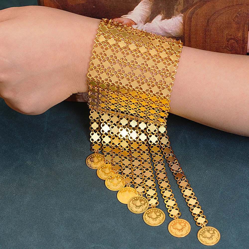 Pulseira banhada a ouro para m - Ethnic Luxe Fashion avaliação e preço