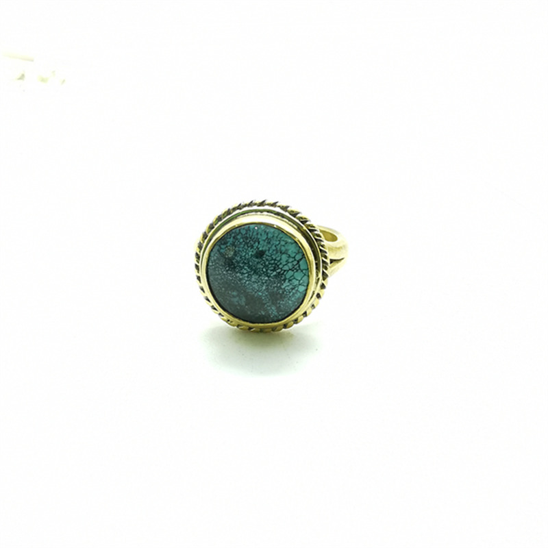 Anéis de Pedra Natural com Tur - Ethnic Fashion Com avaliação e preço