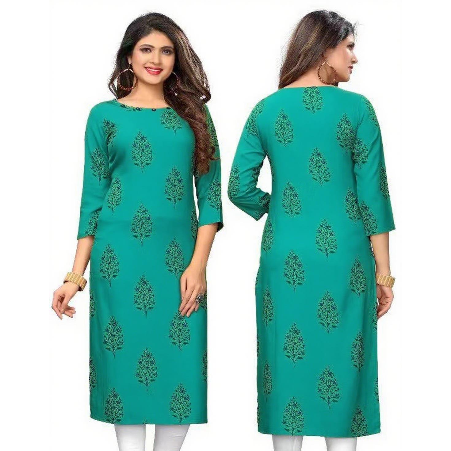 Muçulmano Kurt Moda Feminina C - Ethnic Fashion Kurtis avaliação e preço