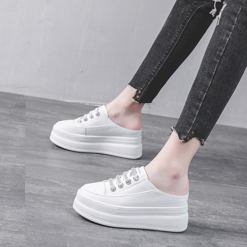 Moda 8.5cm couro genuíno femin - Ethnic Modern Fashion avaliação e preço