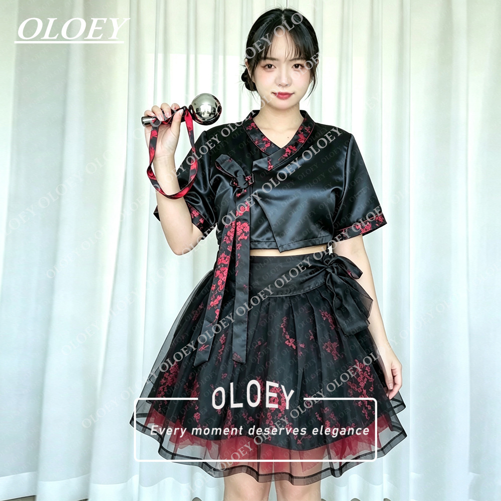 Conjunto de Hanbok Curto Preto - Hanbok Modern Set avaliação e preço