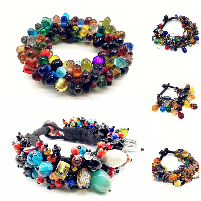 Nepal colorido antigo lampwork - Ethnic Fashion Com avaliação e preço