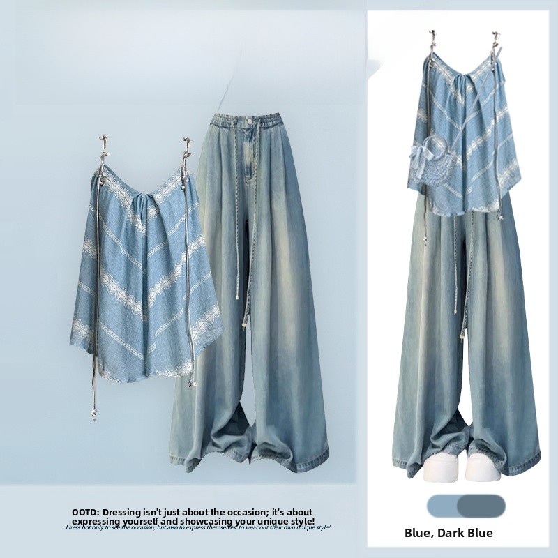 Conjunto de Verão Sexy Azul Es - Ethnic Fashion Designers avaliação e preço