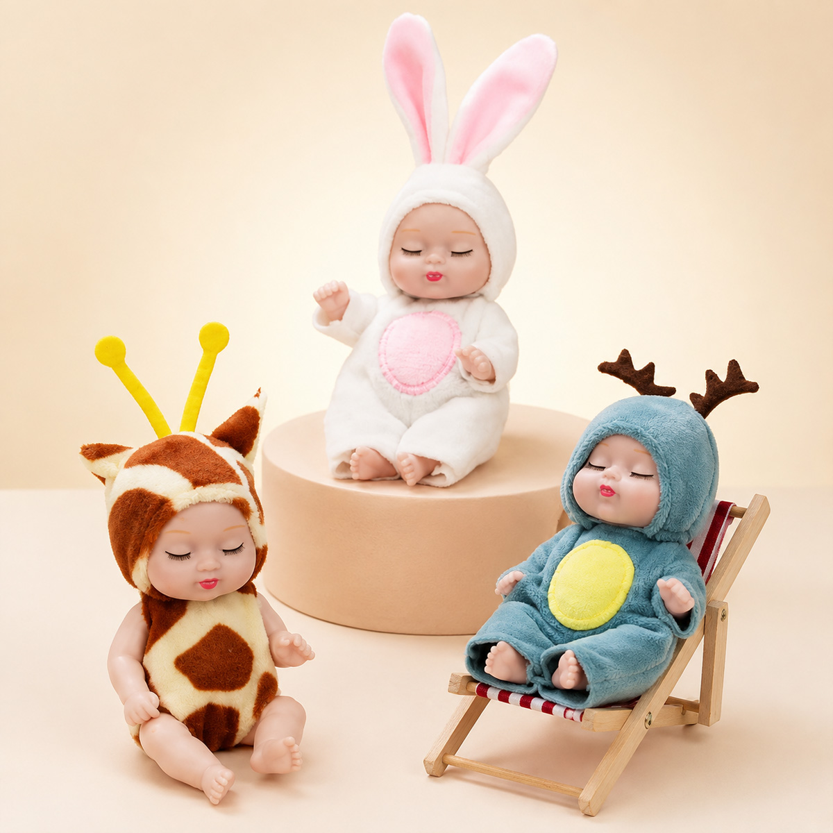 1/6PCS Bonecas de Bebê com Fan - Ethnic Fashion Designers avaliação e preço