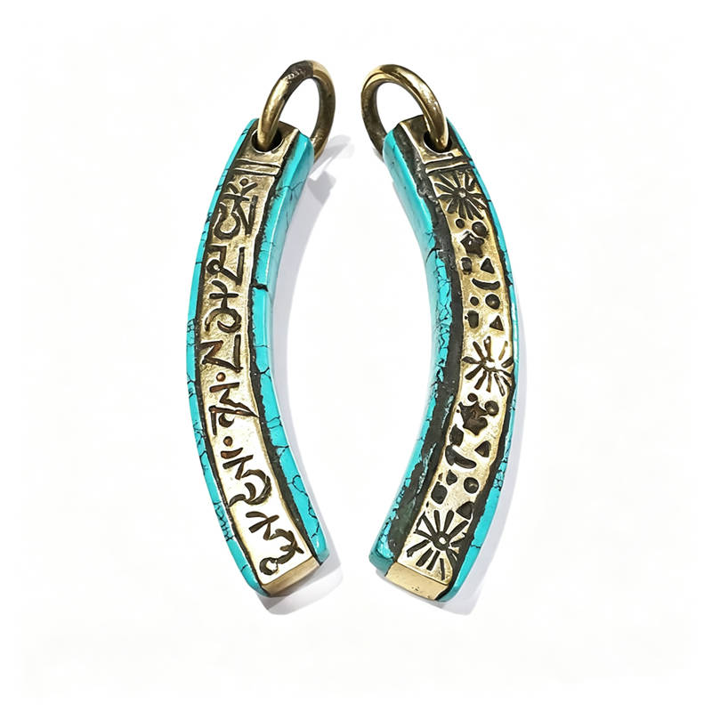 TBP125 Amuletos Tibetanos com  - Ethnic Fashion Com avaliação e preço