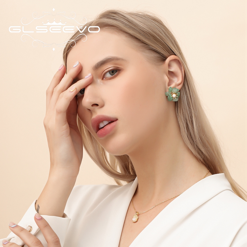 GLSEEVO Brincos de Flor em Pra - Ethnic Luxe Fashion avaliação e preço