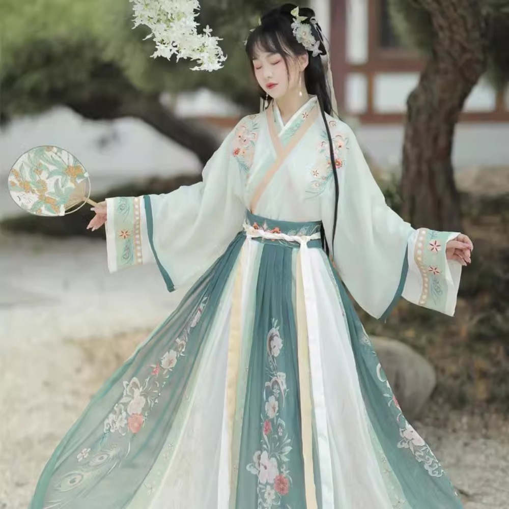 Hanfu vestido tradicional chin - Ethnic Fashion Show avaliação e preço